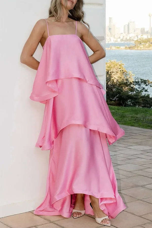 Dana Ruffled Strapless Dress