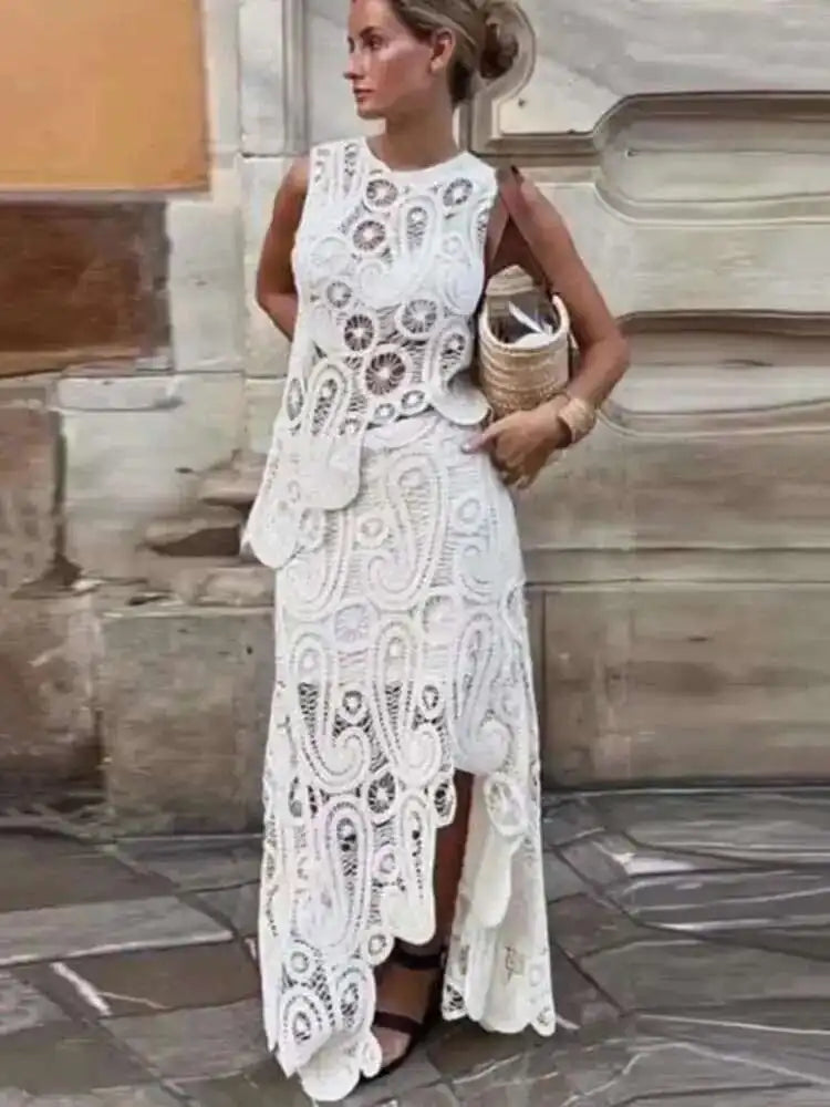 Dolores Embroidery Two-piece Set
