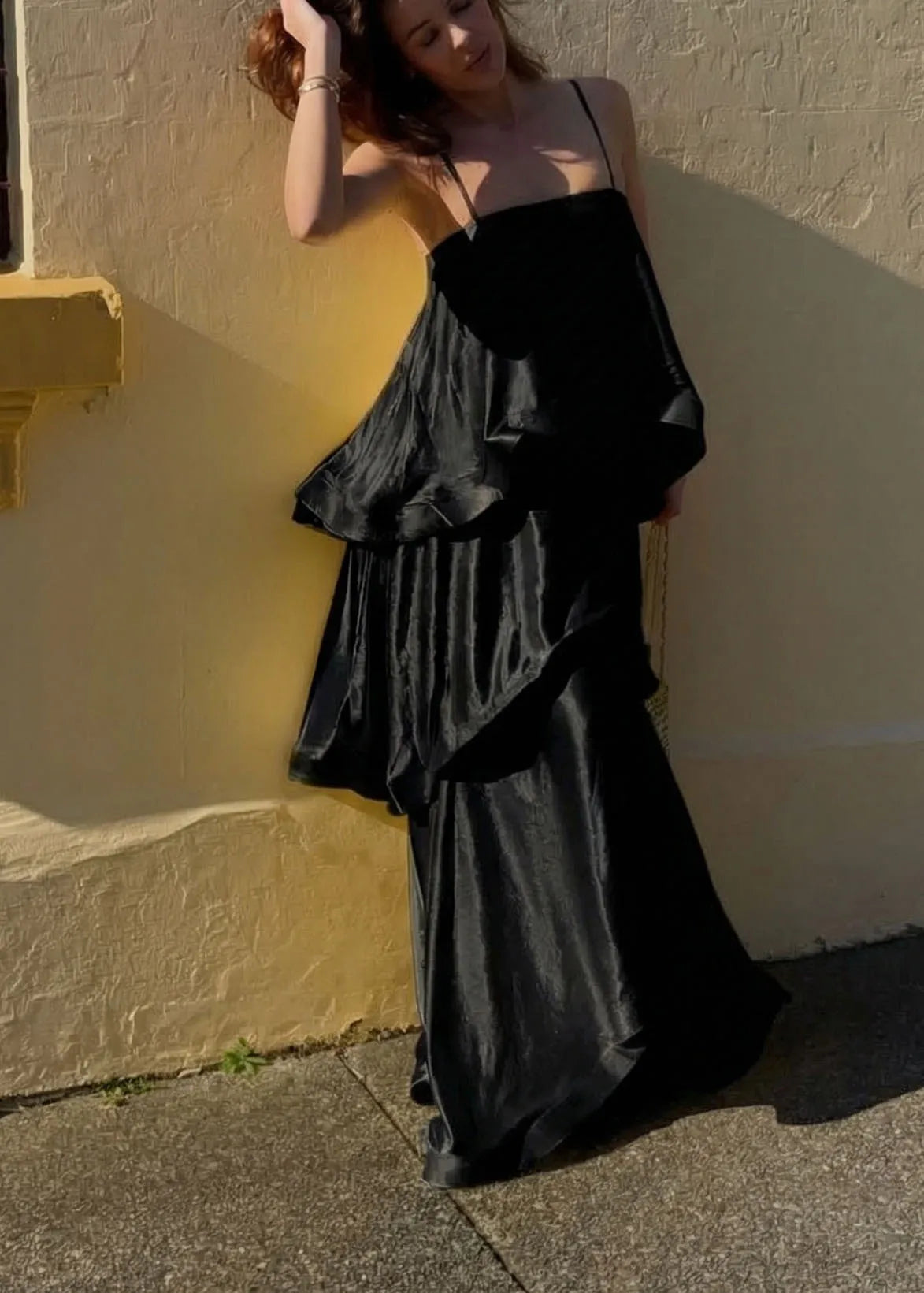 Dana Ruffled Strapless Dress