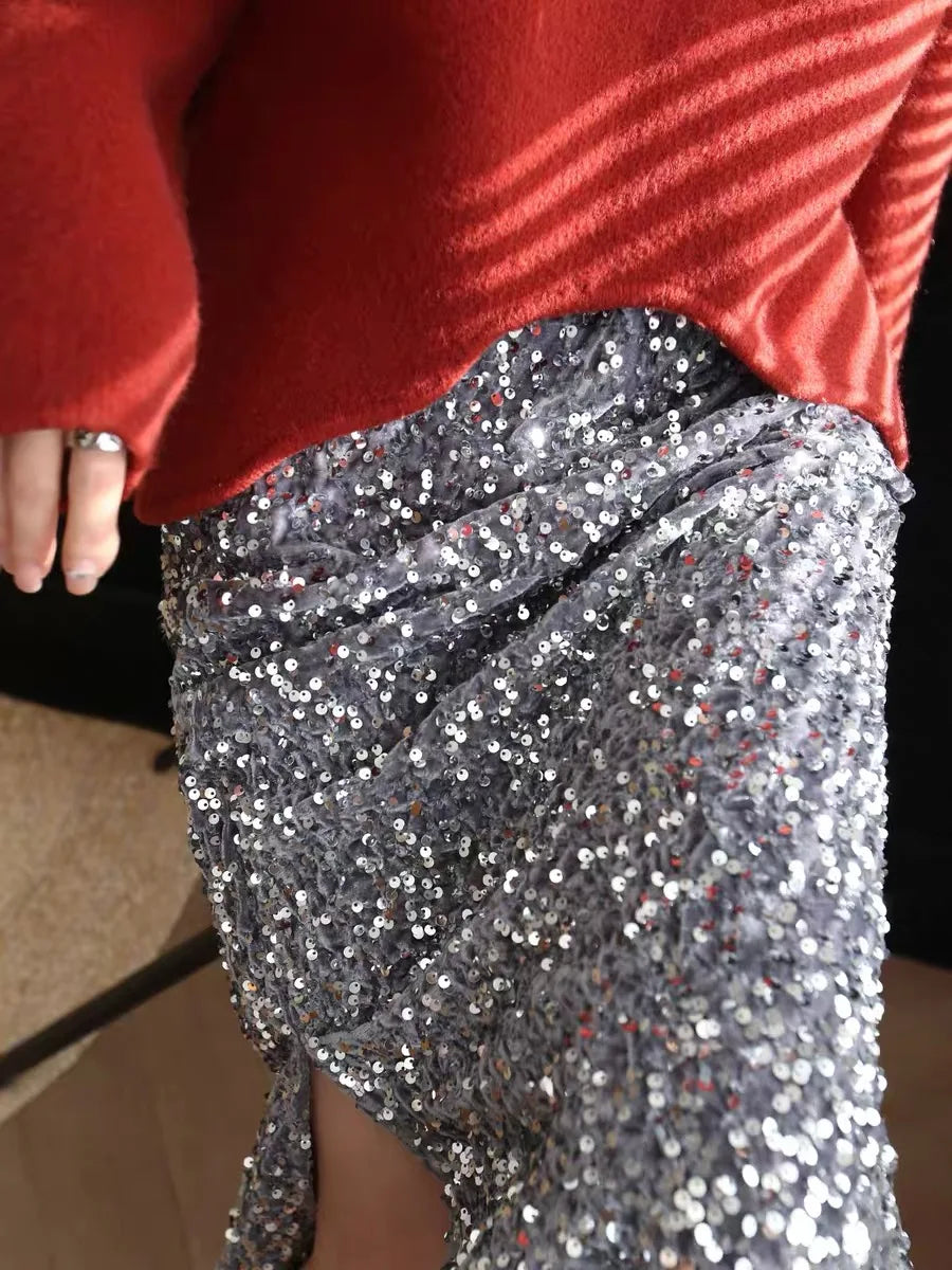 DIANA Sequined Skirt