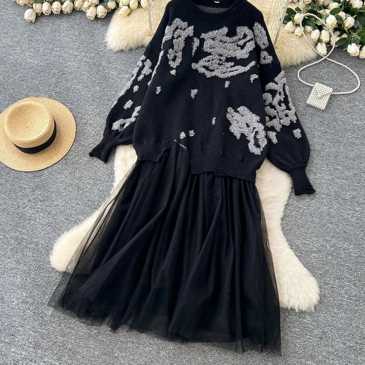 Elodie Sweater Loose Dress