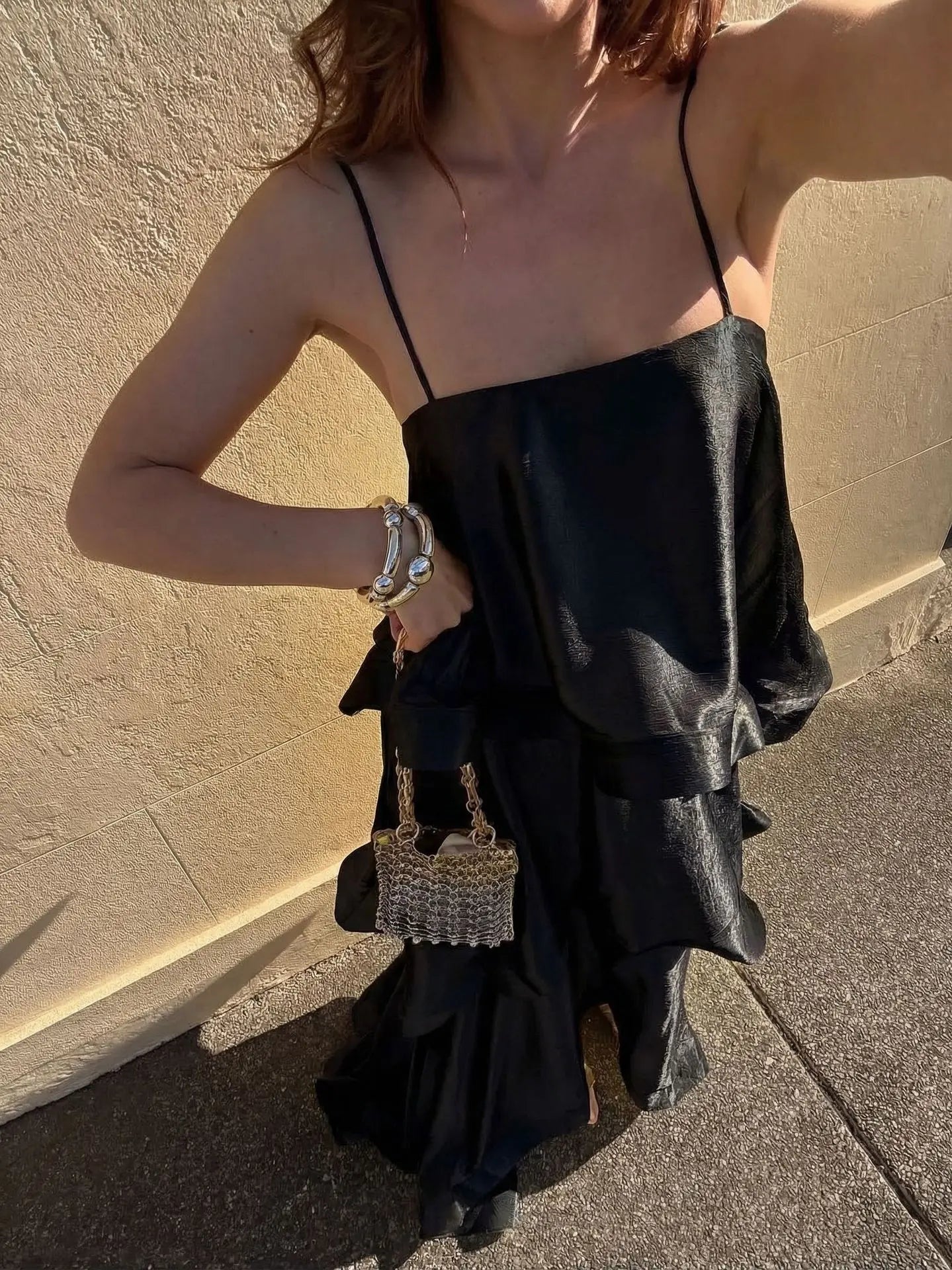 Dana Ruffled Strapless Dress