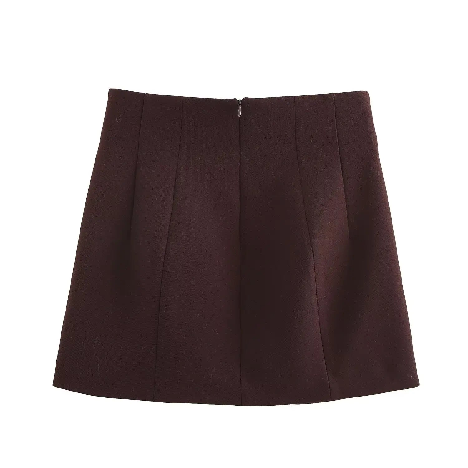 Deep Mocha Tailored Blazer Pants and Skirt Set