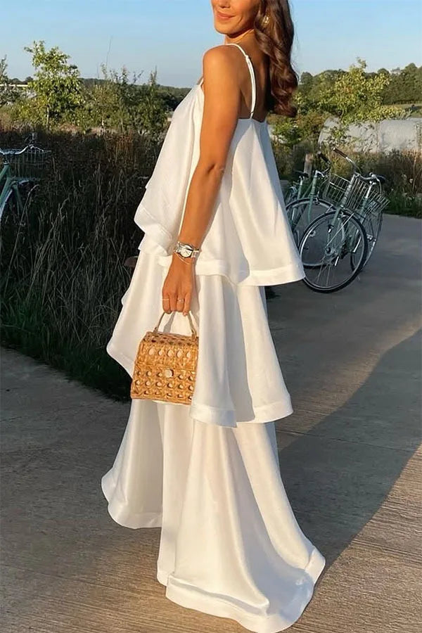 Dana Ruffled Strapless Dress