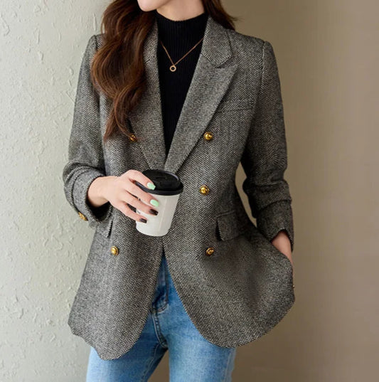 Shae Double-Breasted Blazer