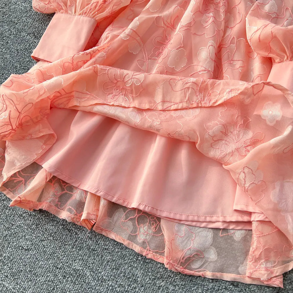 Florence Floral Embroidery Dress