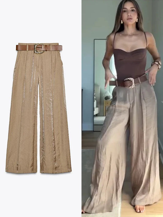 Satin Pants
