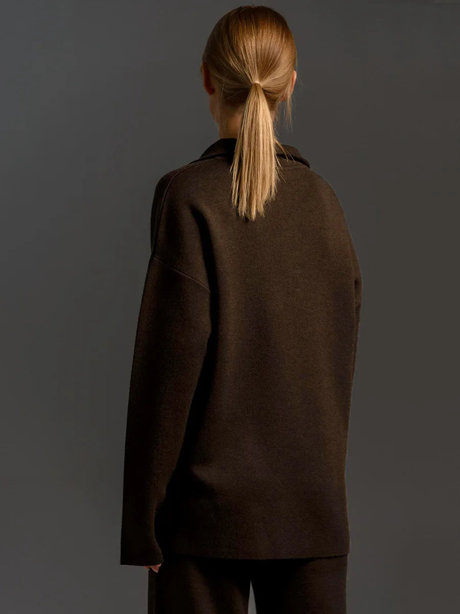 Daria Thick Knitted Suit