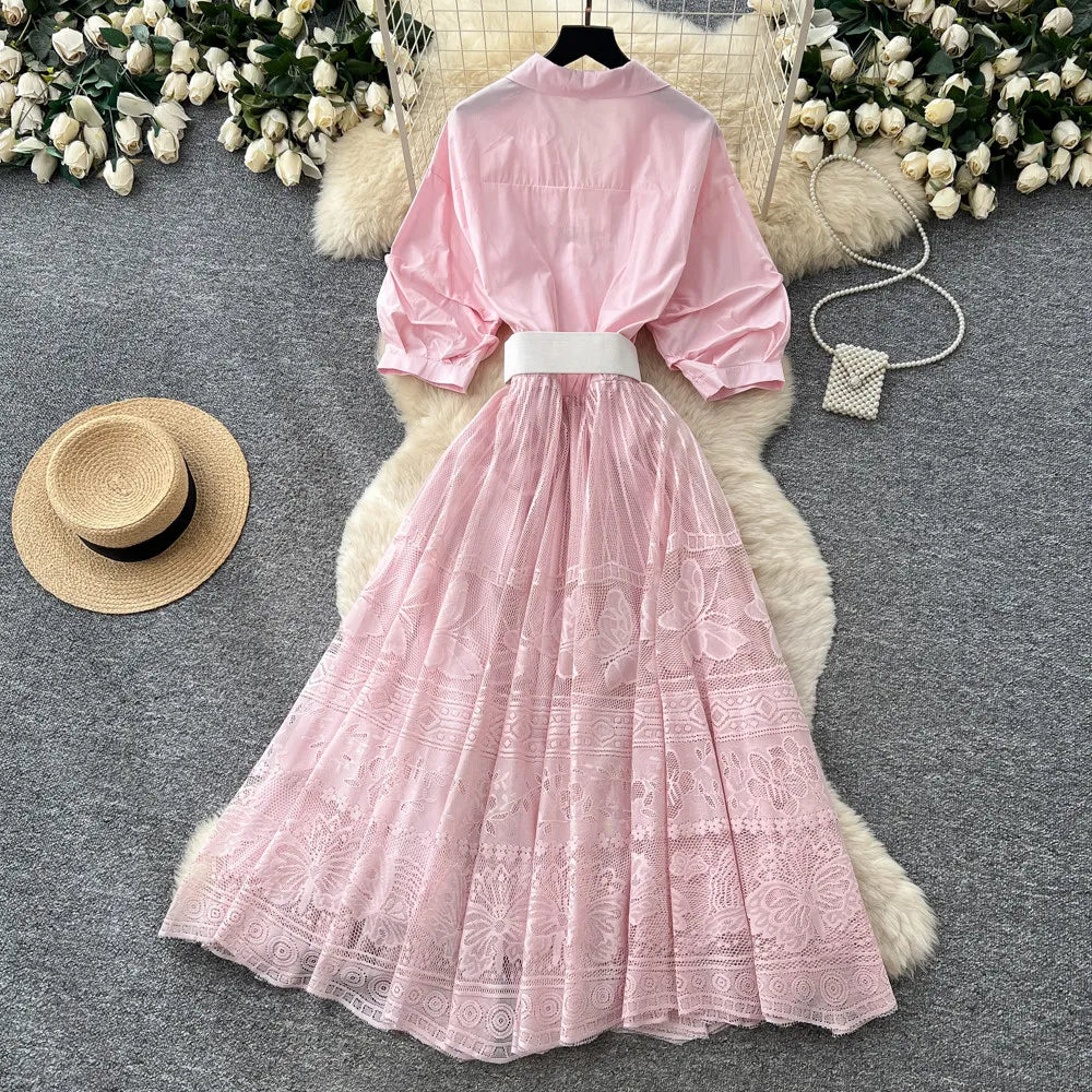 OPHELIA Maxi Shirtdress