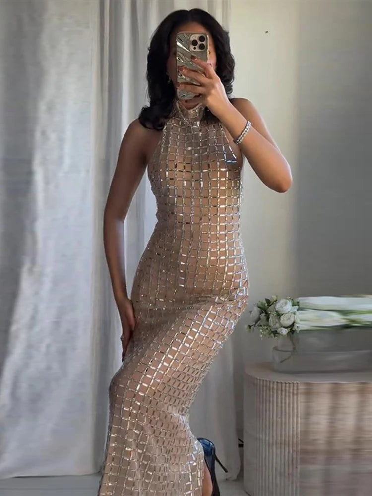 Edwina Rhinestone Dress