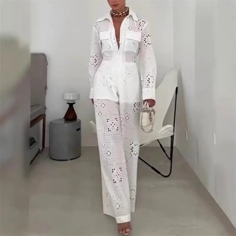 Eyelet  Jumpsuit