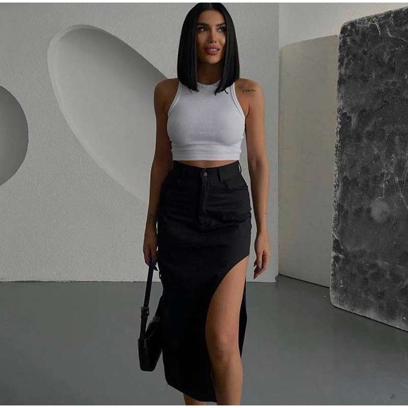 Side Split Skirt