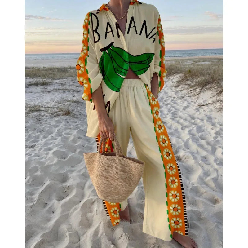 Alan Print Two Piece Set