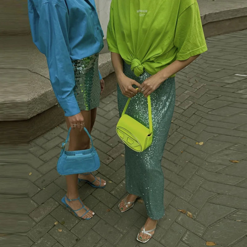 MARICIA Sequin Skirt