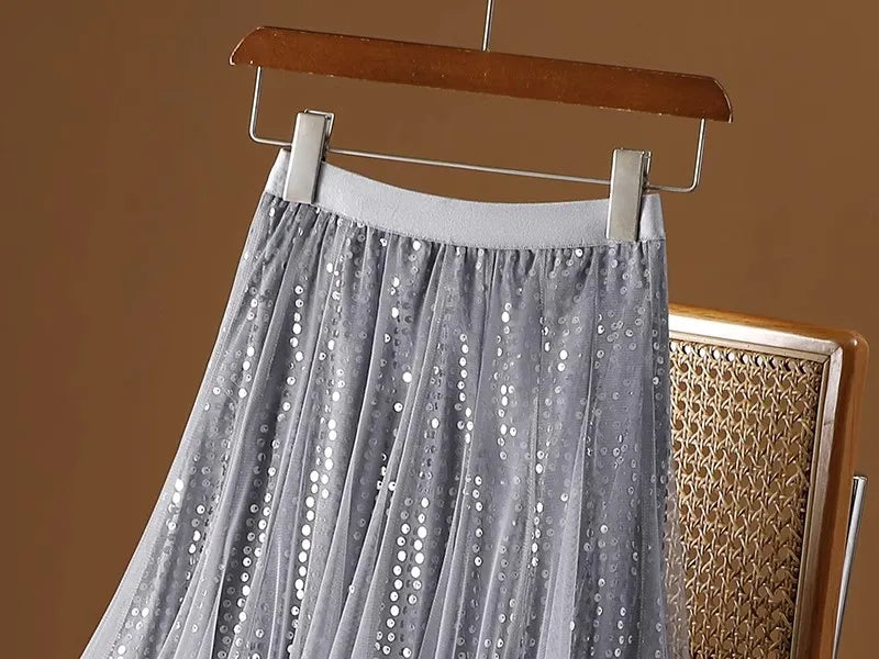 Mona Sequin Skirt