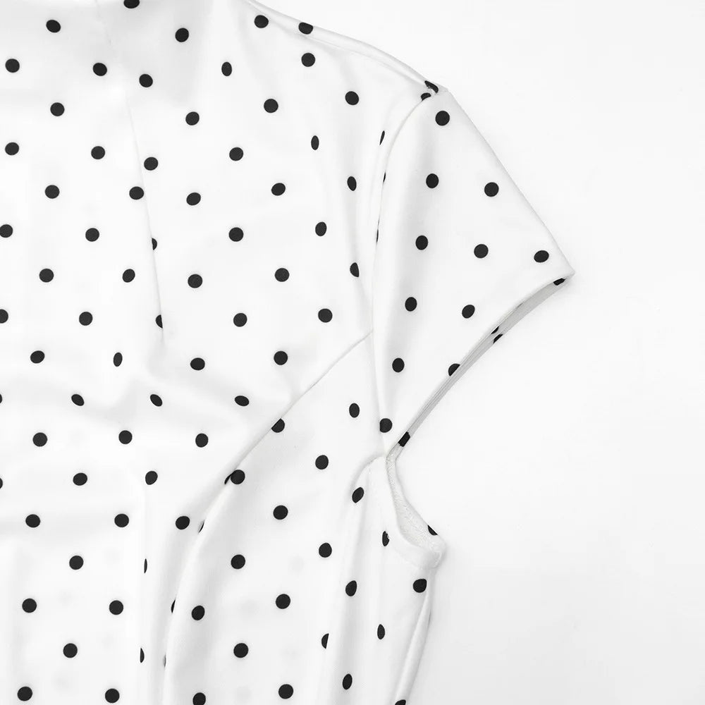 Polka Dot Long Dress Summer