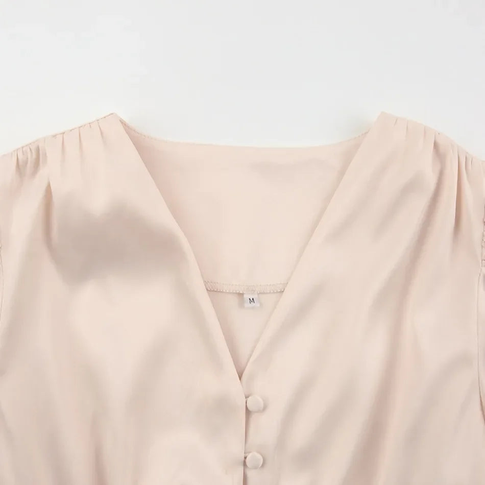 Khalesia Single Breasted  Dress