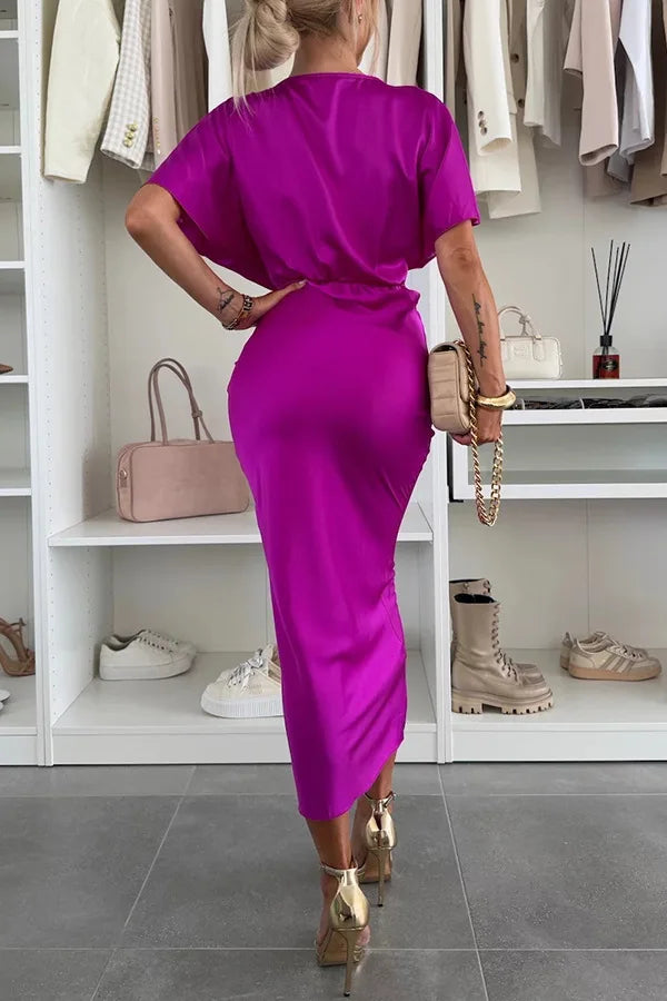 Vera Satin Summer Dress