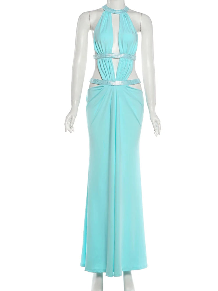 Tiffany Blue Maxi Dress