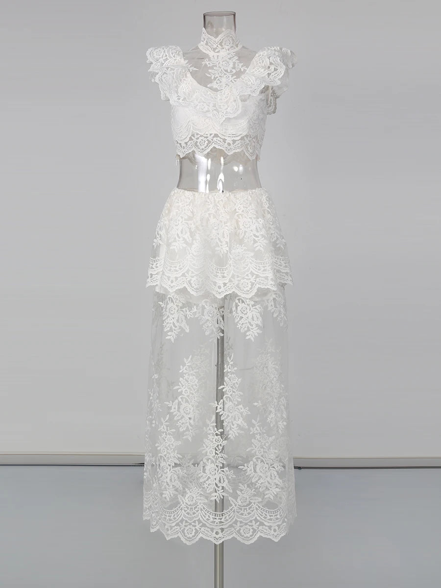 Melany Lace Two Piece Set