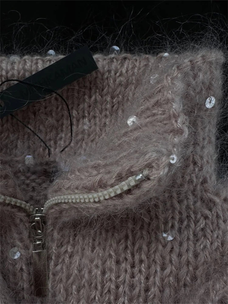 Sequin Knitted Cardigan