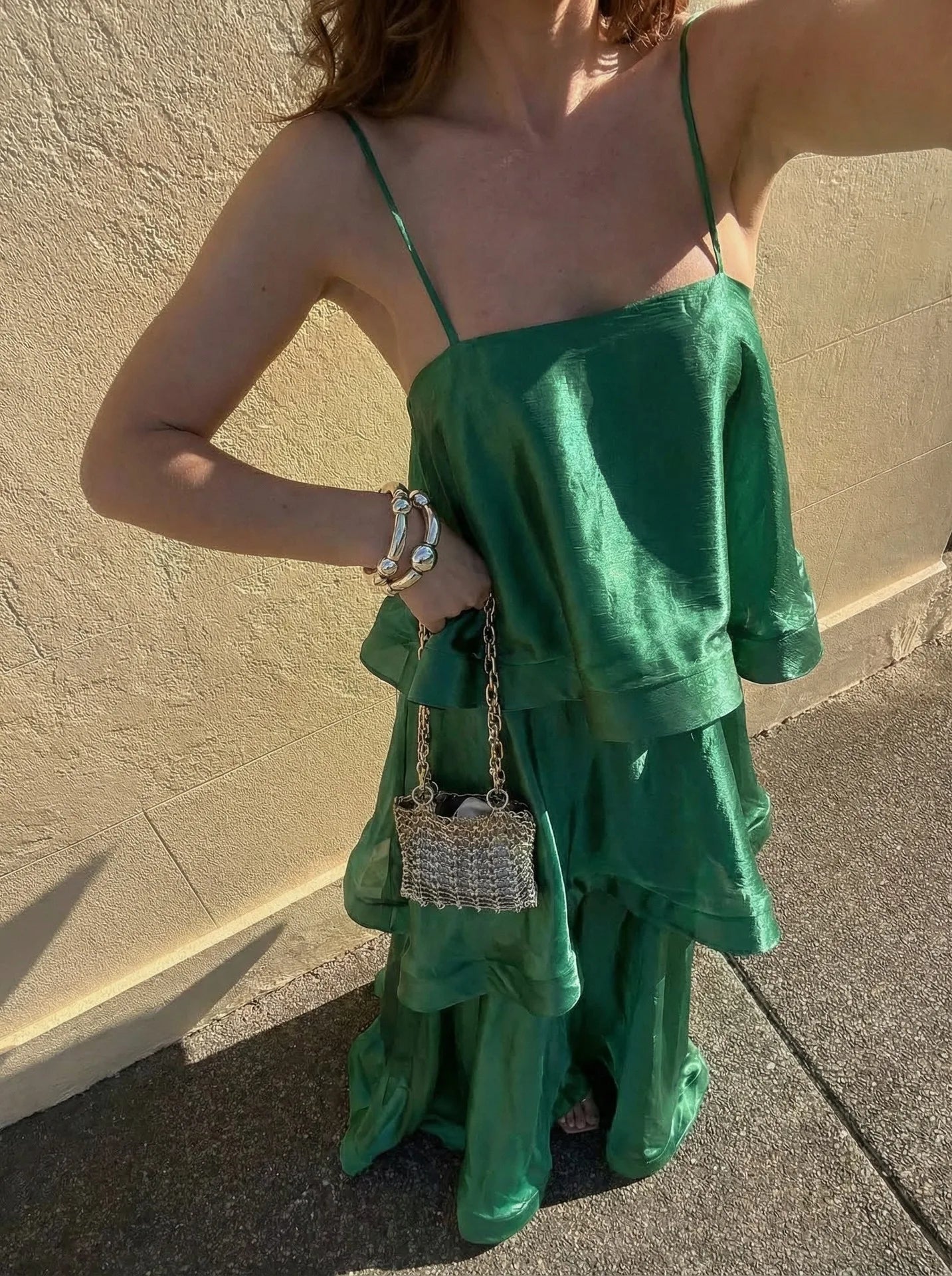 Dana Ruffled Strapless Dress