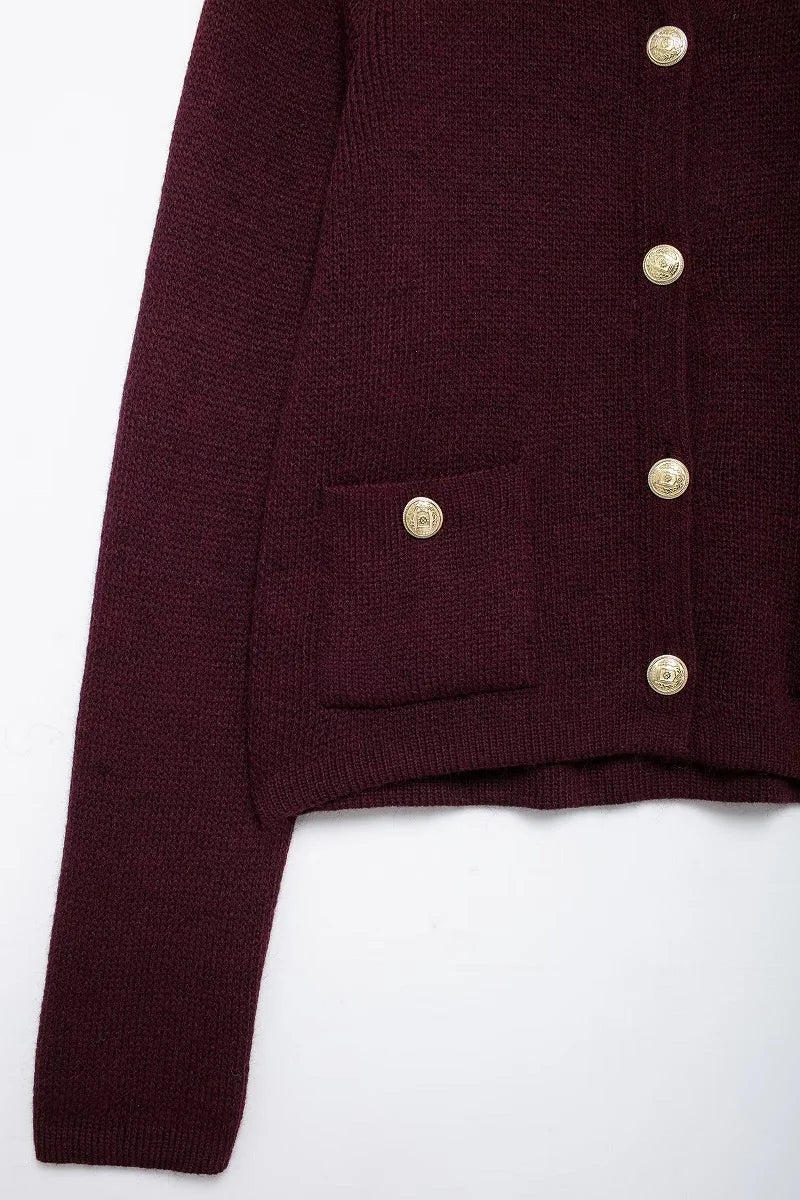 Enith Knit Cropped Cardigans