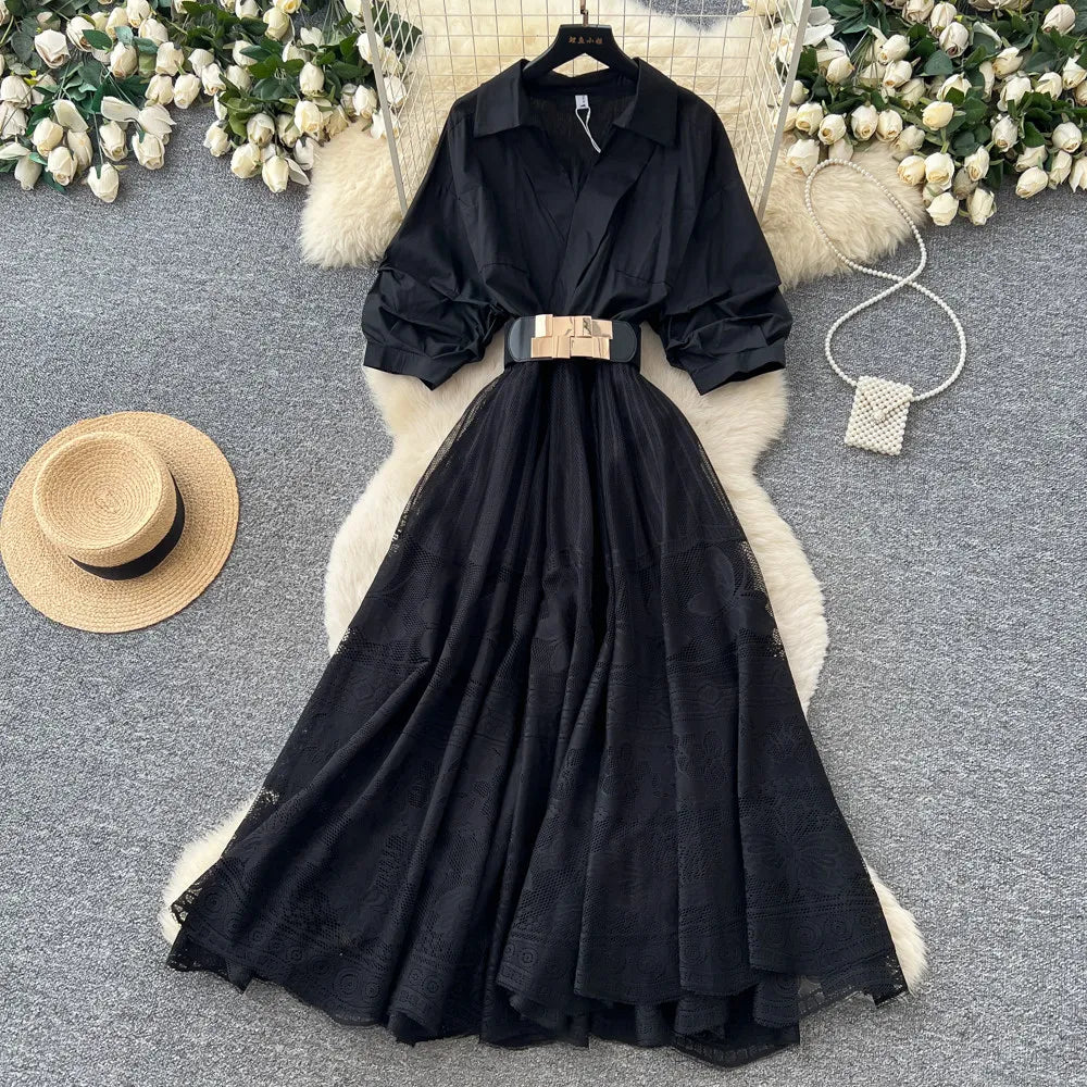 OPHELIA Maxi Shirtdress