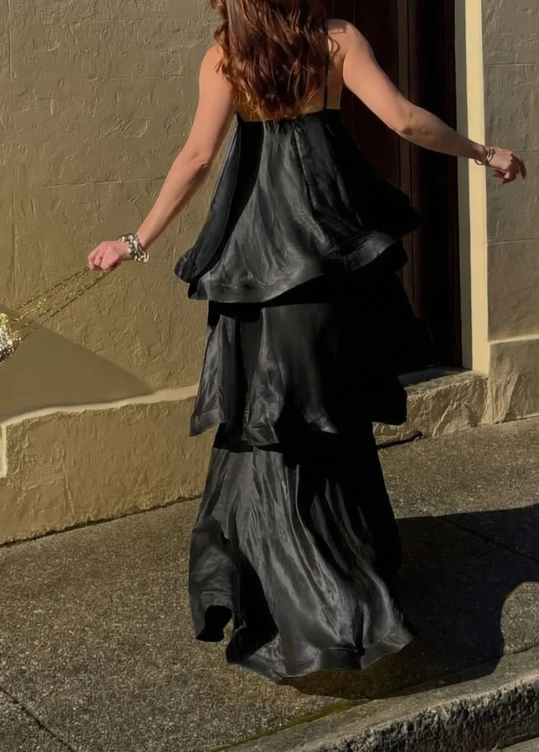 Dana Ruffled Strapless Dress