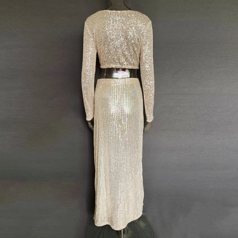 MARICIA Sequin Skirt