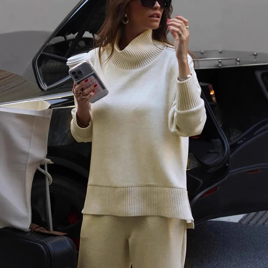 Casual Hoodie And Loose Pants