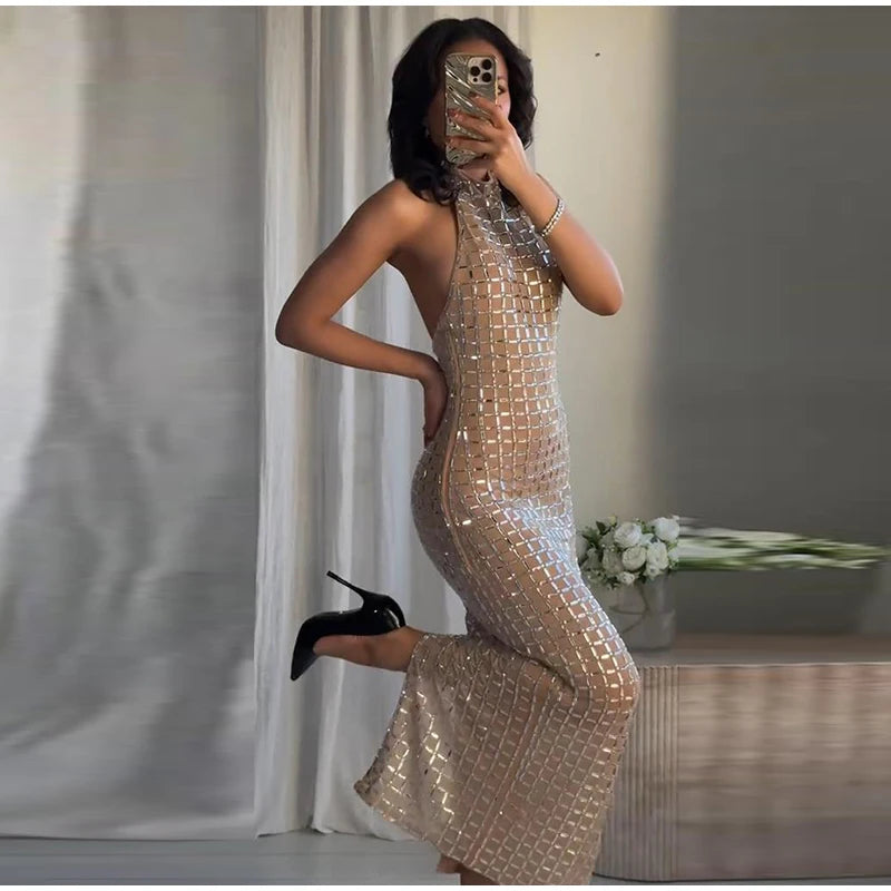 Edwina Rhinestone Dress