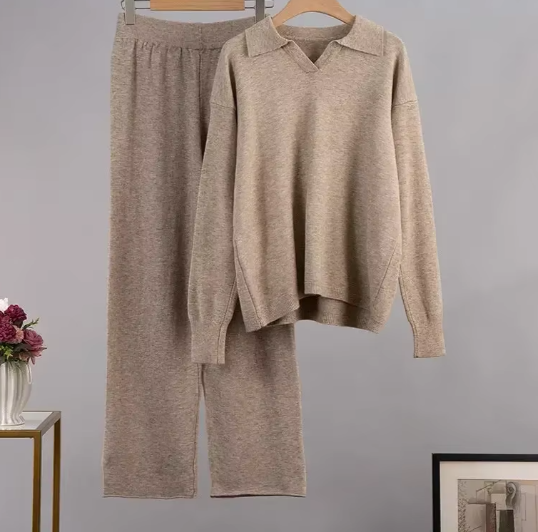 Daria Thick Knitted Suit