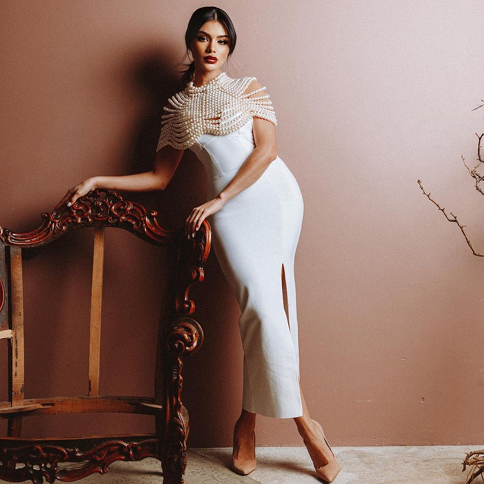 Round Neck Pearl Top