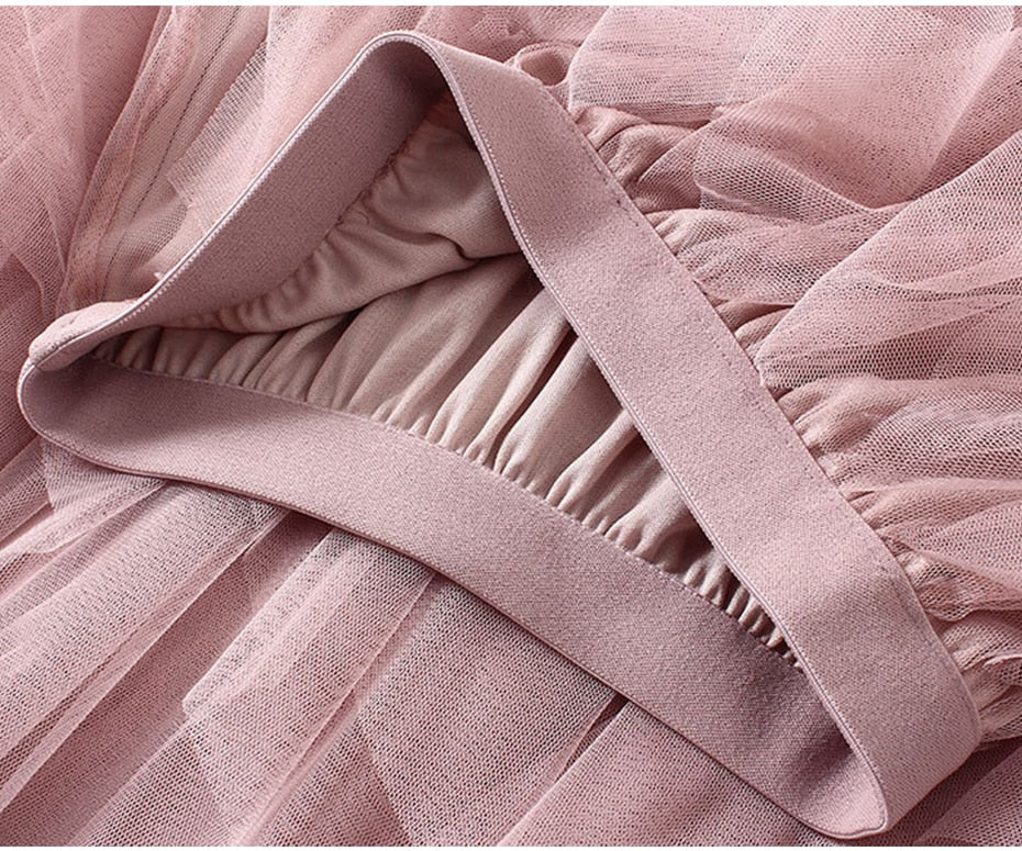 Tutu Tulle Long Maxi Skirt