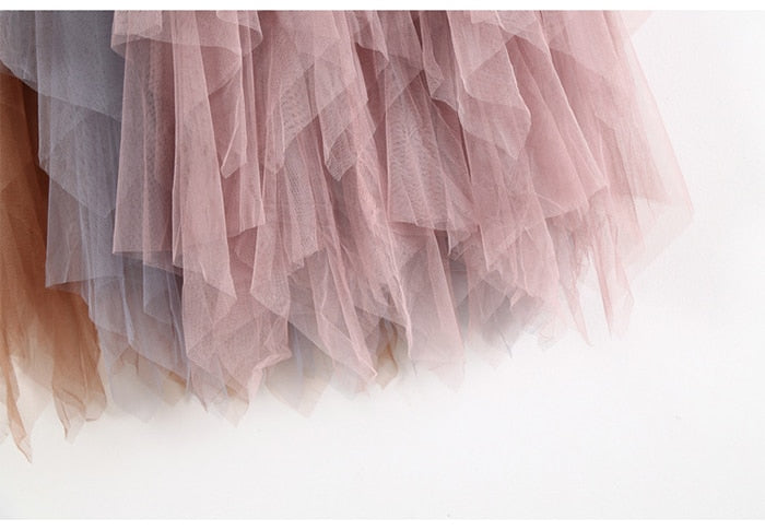 Tutu Midi Tulle Skirt