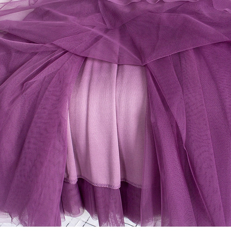 A LINE Long Tulle Skirt