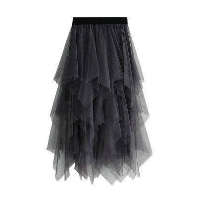 Tutu Midi Tulle Skirt