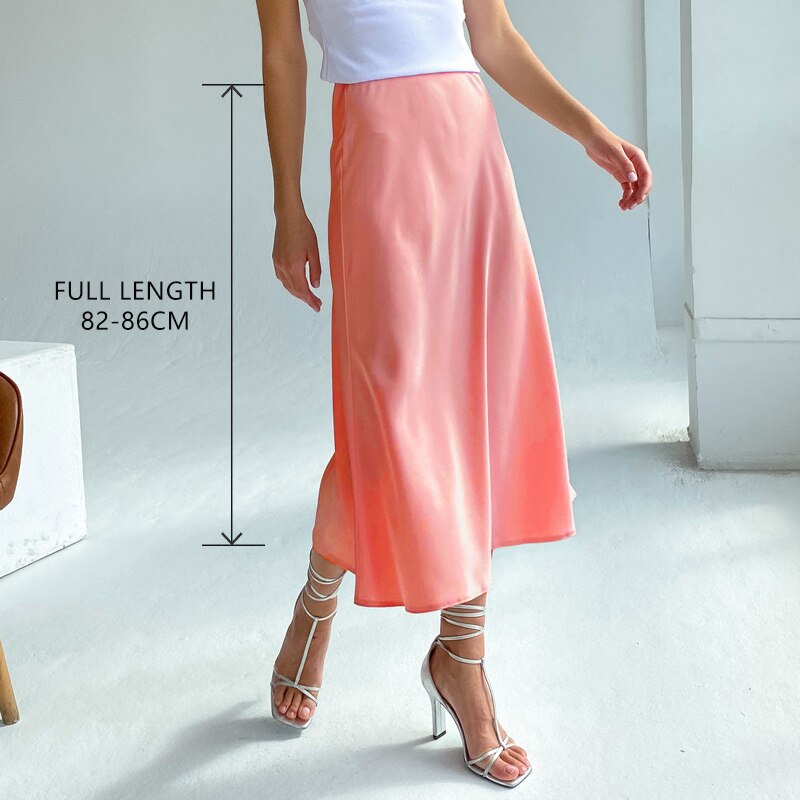 Irma Silk Satin Skirt