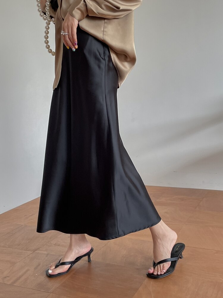 Irma Silk Satin Skirt