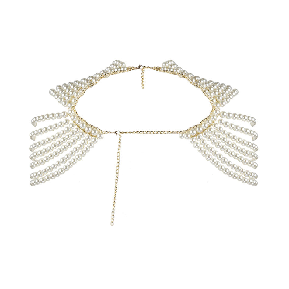 Round Neck Pearl Top