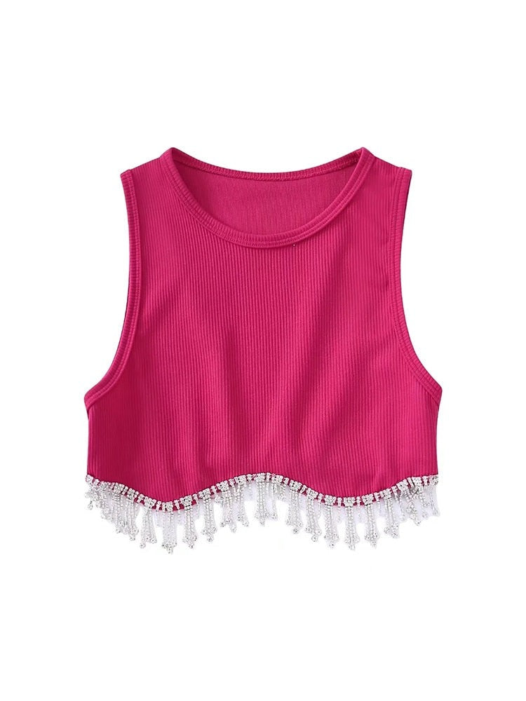 Jenni Crystal Crop Top