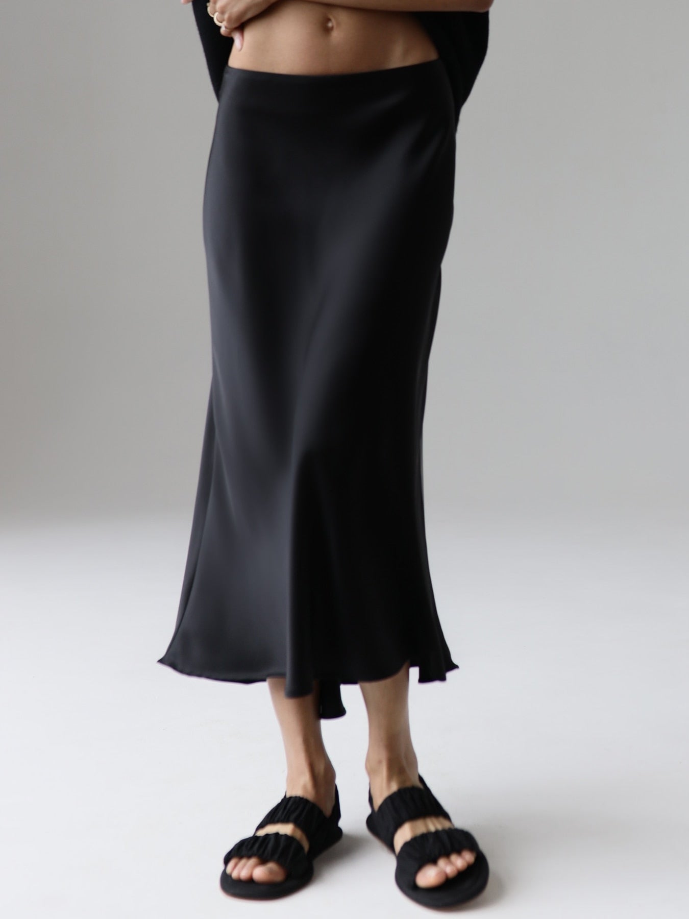 Irma Silk Satin Skirt
