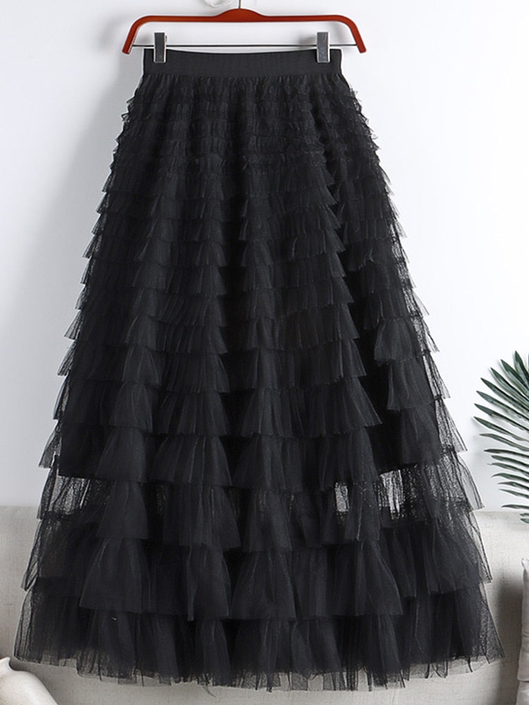 Astrid  Maxi Tulle Skirt
