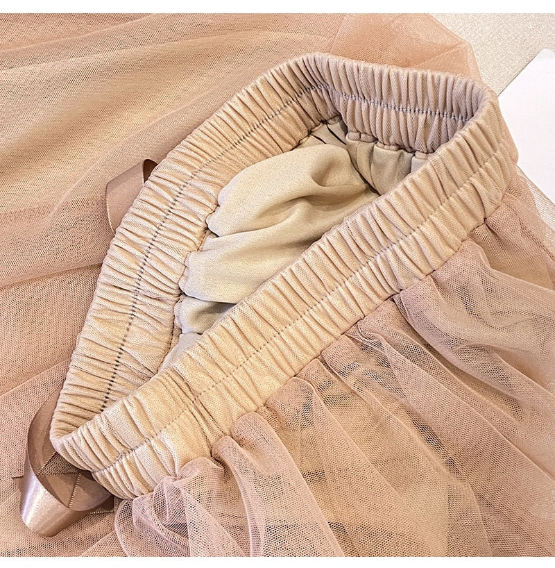 KERIN  Tulle Long Skirt