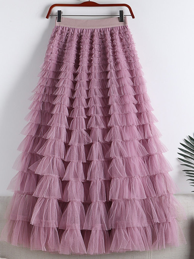 Astrid  Maxi Tulle Skirt