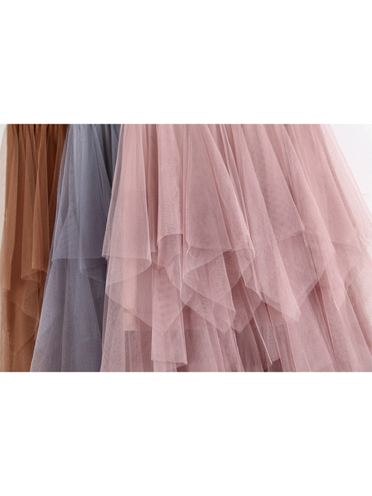 Tutu Midi Tulle Skirt