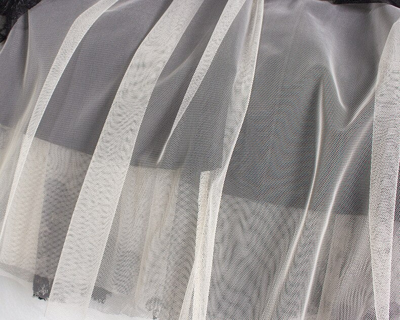 Butterfly Tulle Long Skirt