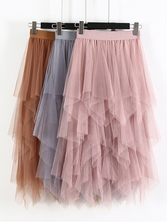 Tutu Midi Tulle Skirt