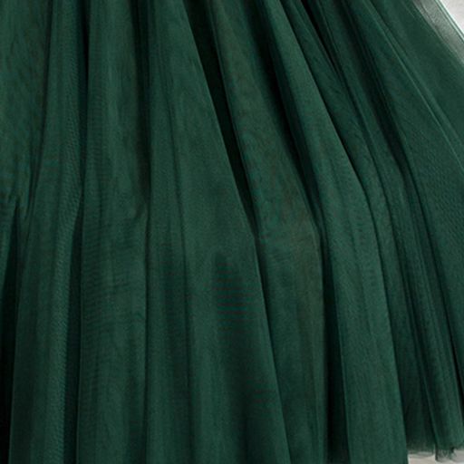 A LINE Long Tulle Skirt